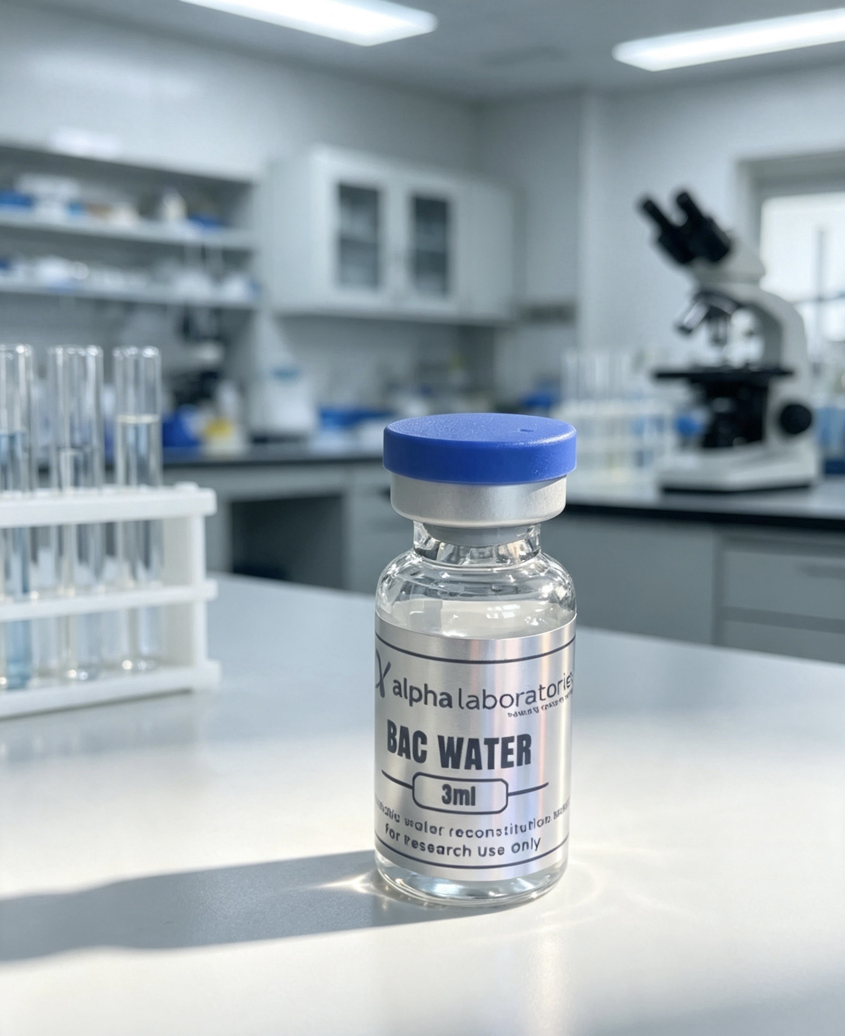 Bacteriostatic water reconstitution solution for injection 3ml vial